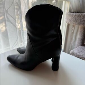 Vince Black Heeled Boots for Women